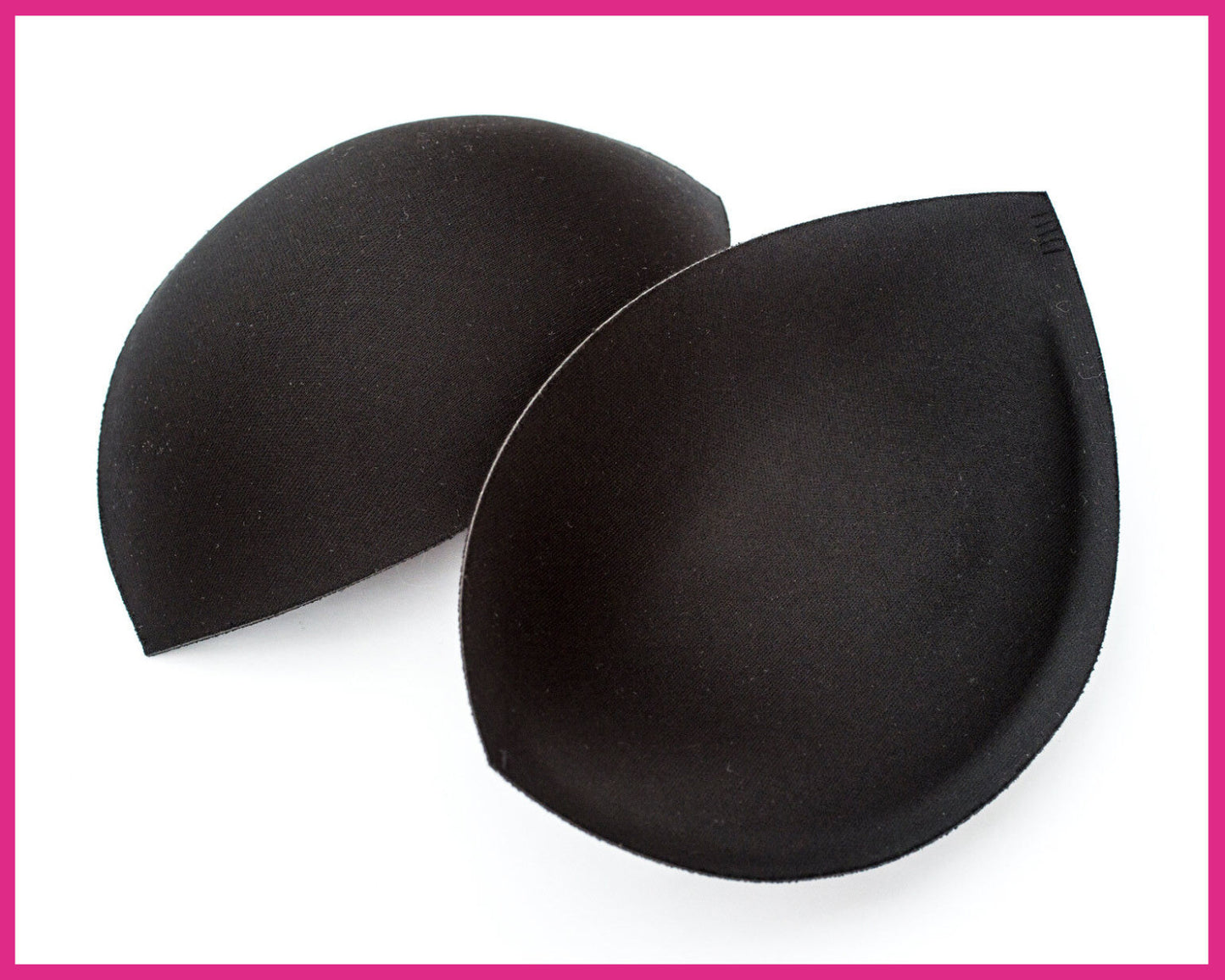 Gel-Filled 'Push Up' Sew in Bra Cups - Black