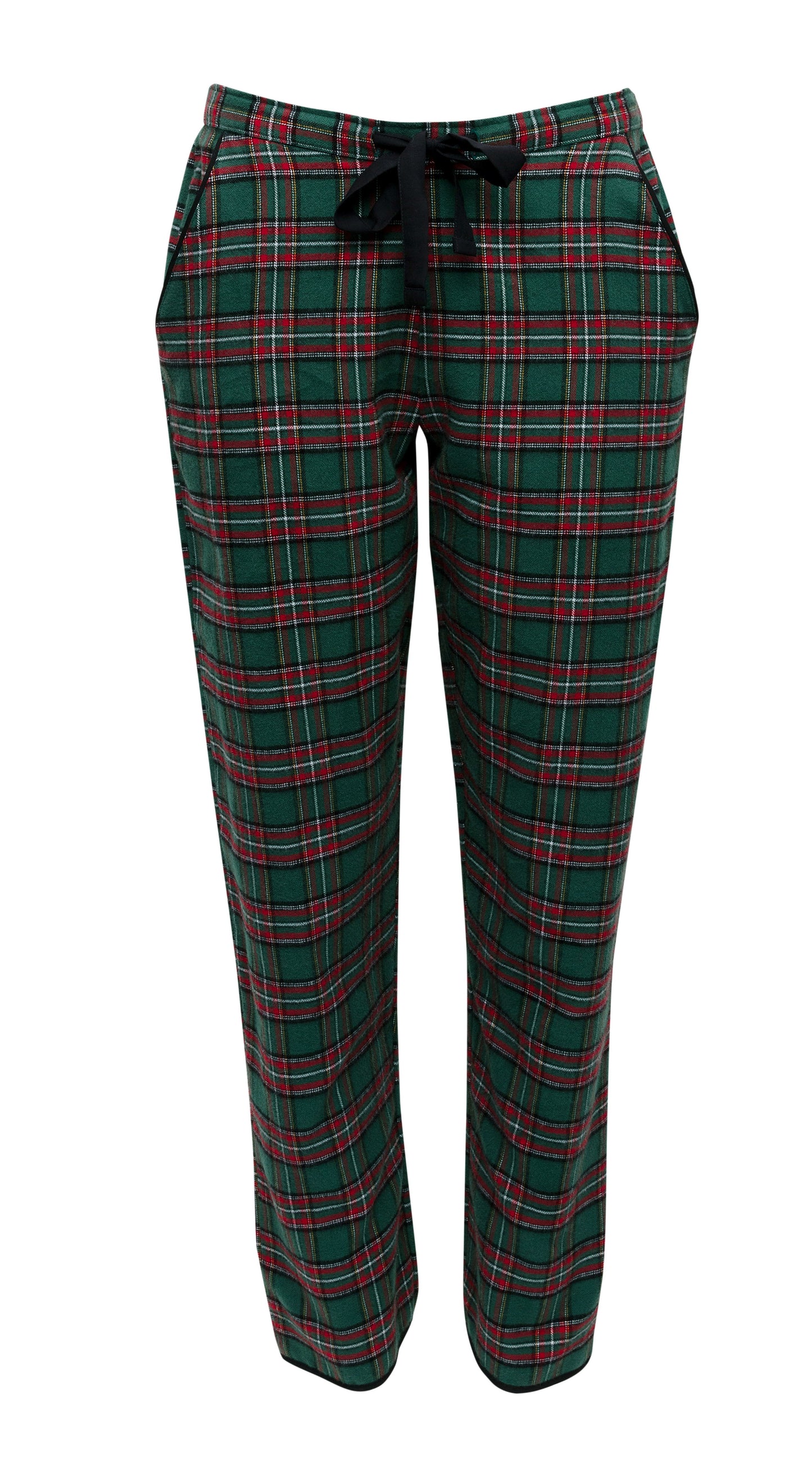 Cyberjammies 'Whistler' Green & Red Check Brushed Cotton Pyjama Set