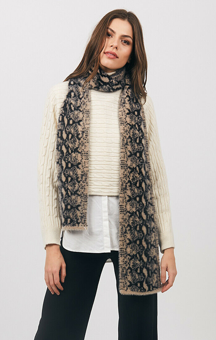 Pia Rossini 'Klaudia' Snakeskin Print Scarf