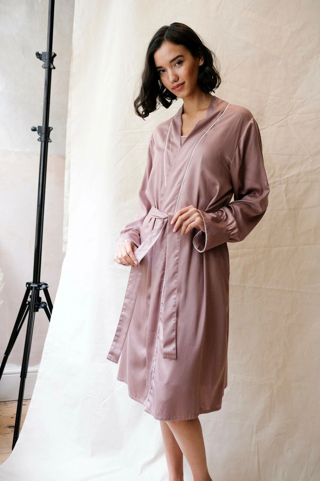 Fable & Eve London - Luxury Robe - Mocha