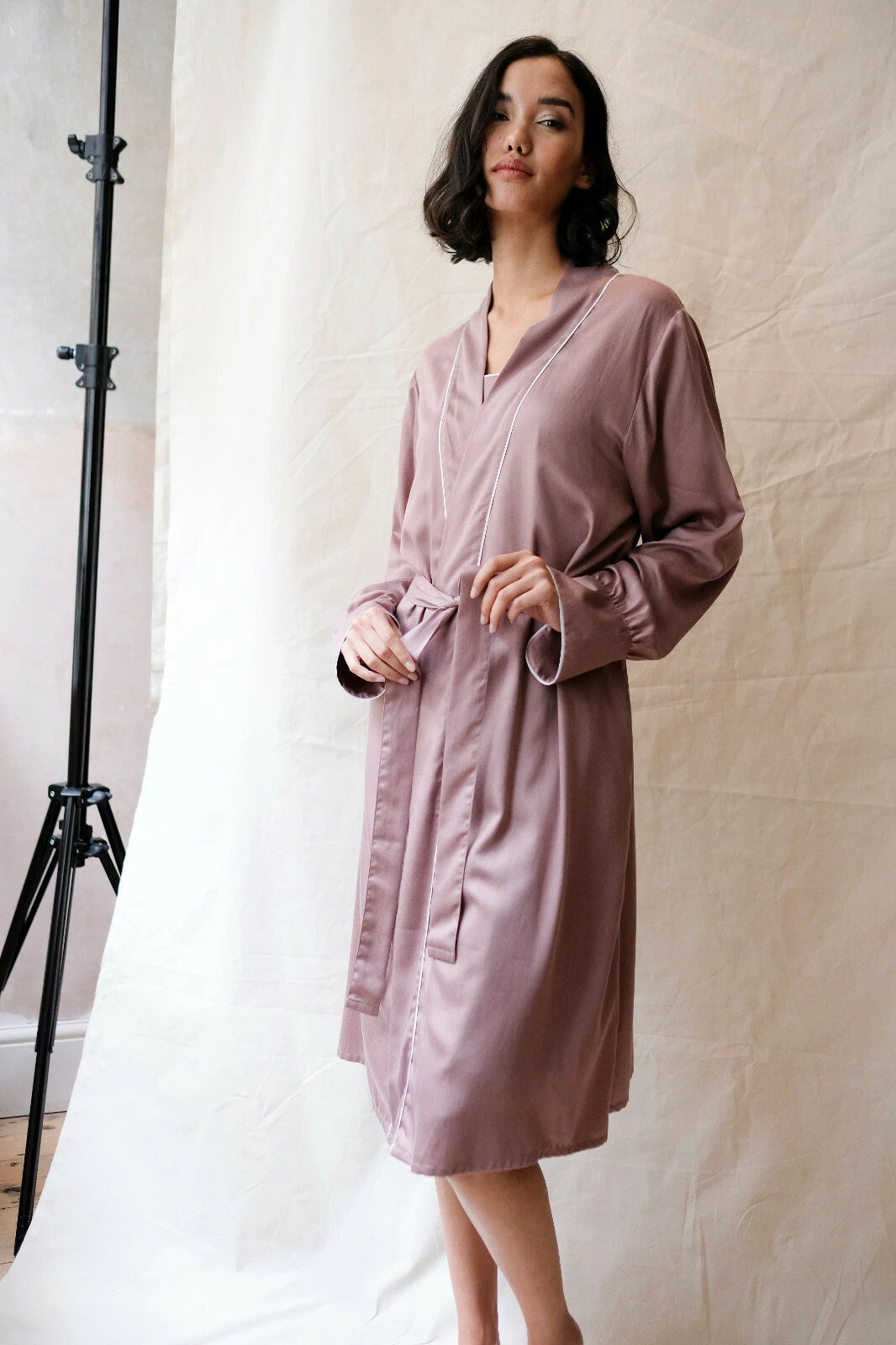 Fable & Eve London - Luxury Robe - Mocha