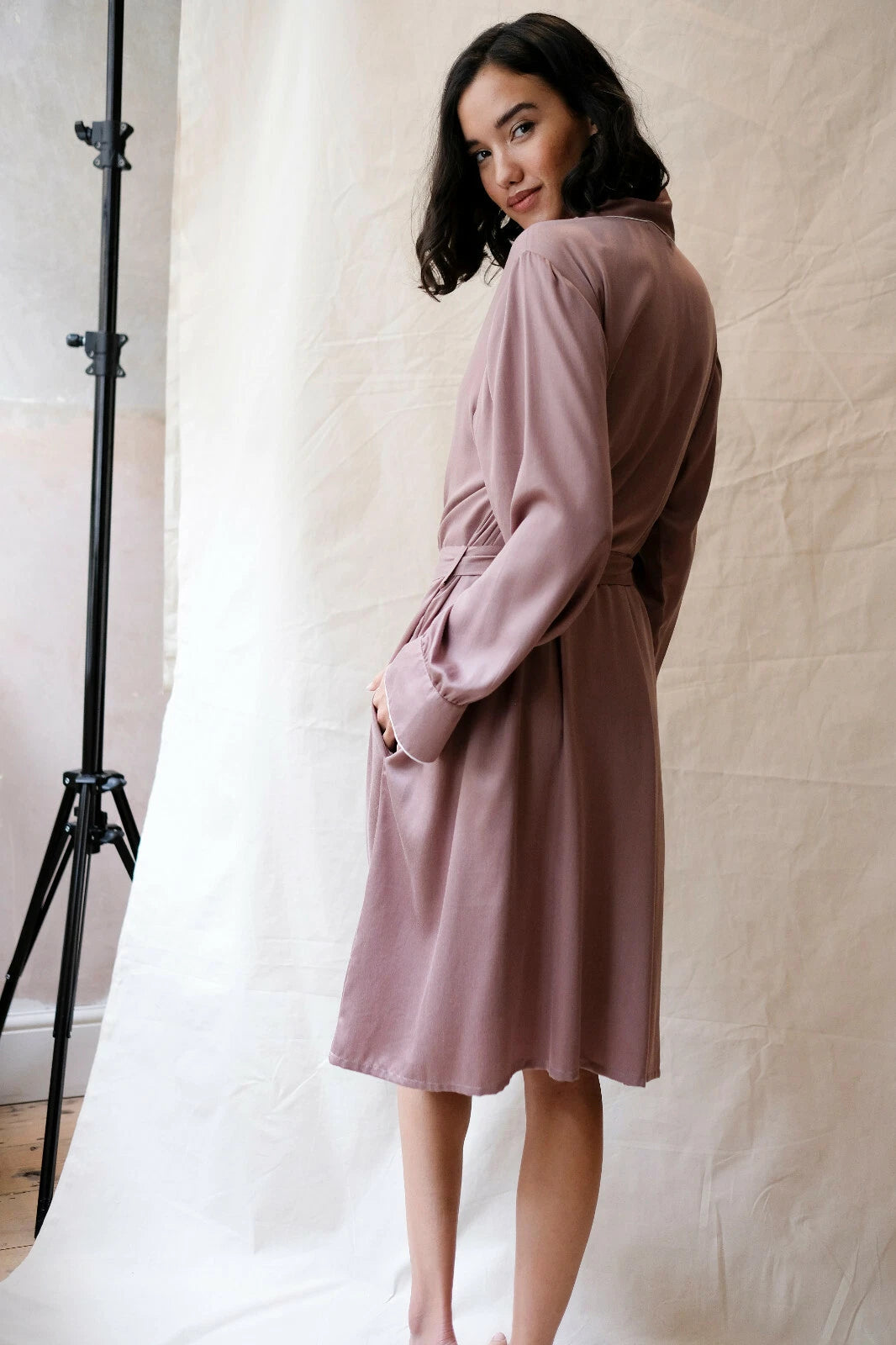 Fable & Eve London - Luxury Robe - Mocha