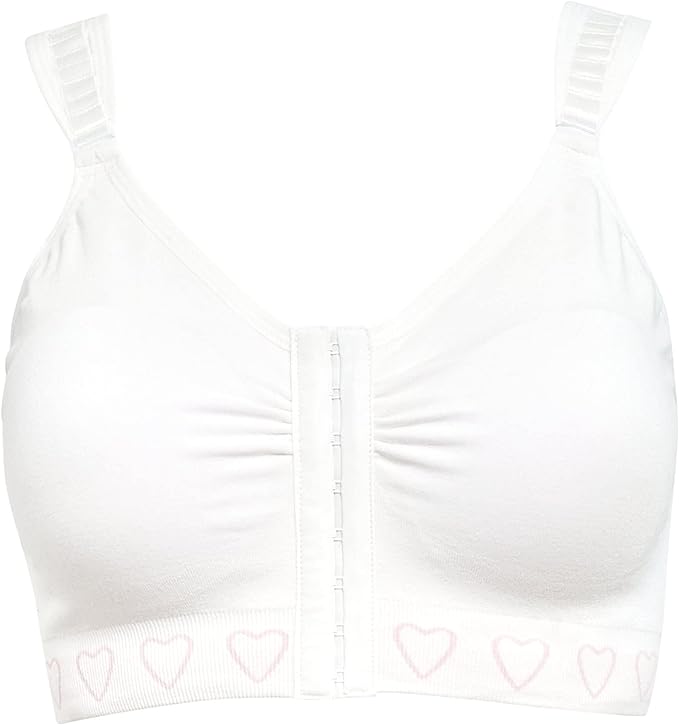 Cancer Research UK Post Surgery Comfort Bra - White, Black, Blush or Hot Pink