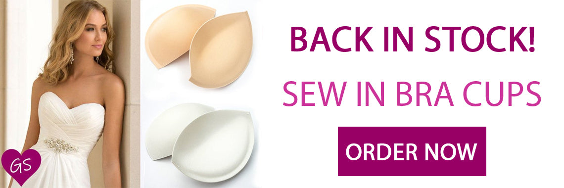 Sew in Bra Cups for Wedding Dresses